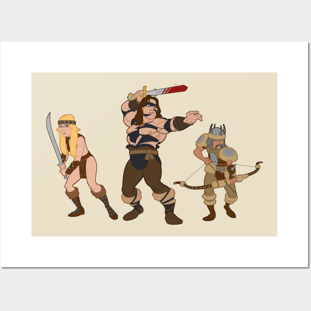 Conan The Barbarian: The Animated Series 2 Wall Art by TomMcWeeney